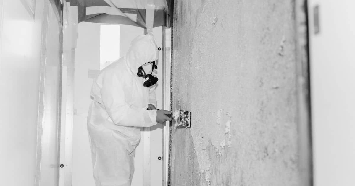 Présence d'amiante dans la peinture d'une maison